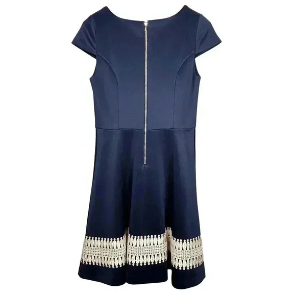 Lilly Pulitzer Navy and Cream Mini Dress - Picture 4 of 9